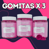 3 GOMITAS DE BIOTINA