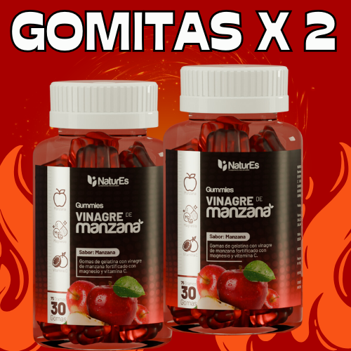 2 Gomitas de Vinagre de Manzana